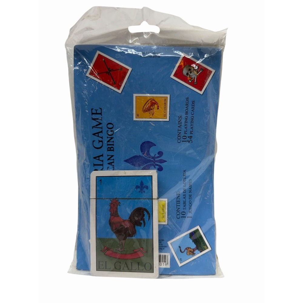 Loteria Game Mexican Bingo Set 10 Playing Boards 54 Cards Complete Sealed